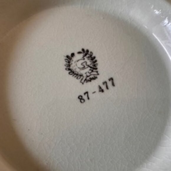 Vintage Gainsborough Moustache Mug Ship Design Gold Rim Ceramic Shaving Mug Tank - Picture 8 of 8